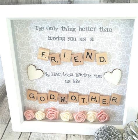 But you're probably pretty spectacular in some way, and definitely good enough in most areas of life. Godmother Frame Gift For Godparents Christening Gifts ...