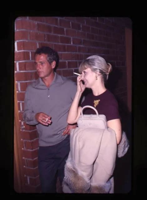 PAUL NEWMAN JOANNE Woodward Candid Pose Smoking Original Mm Transparency EUR PicClick IT