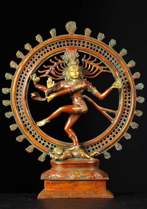 Sold Brass Dancing Shiva As Lord Of Dance Nataraja 22 72bs14z Hindu Gods And Buddha Statues