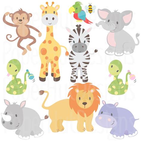 Affordable and search from millions of royalty free images, photos and vectors. Jungle Animal Clipart-Safari Clipart-Jungle Clip Art-Zoo ...