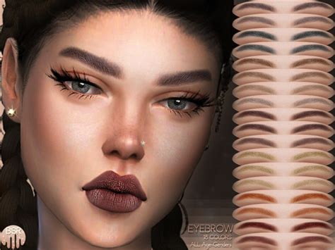 Eyebrow Bw04 By Busra Tr At Tsr Sims 4 Updates