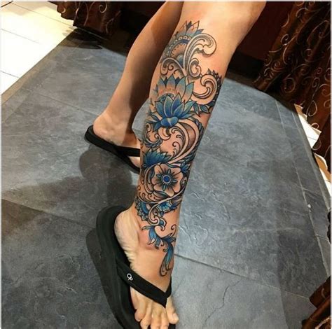 Beautiful Leg Tattoos For Girls New Designs Tattoos For Girls Leg