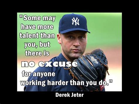 Baseball Motivation Poster Derek Jeter Poster Ny Yankees Photo Quote