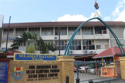 Smk Aminuddin Baki Kuala Lumpur Secondary School In Taman Maluri