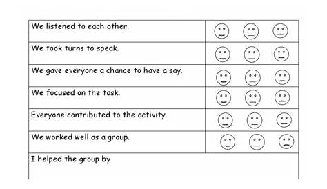Working in Groups Worksheet for 1st - 3rd Grade | Lesson Planet