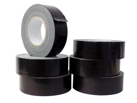 Wod Duct Tape Black Industrial Grade 2 In X 30 Yds Bulk Of 6 Rolls