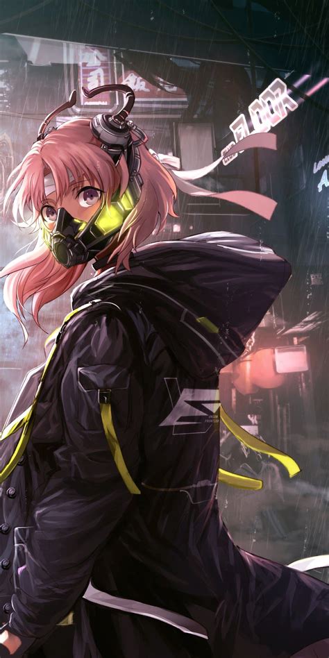 Anime Girls With Mask Wallpapers Wallpaper Cave
