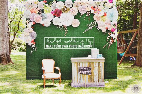 Diy paper flower backdrop for wedding and events paperflora. DIY Photo Booth Backdrop - "Knock It Off!" Wedding | East Coast Creative