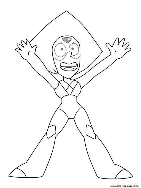 Make a coloring book with diamonds gem for one click. Steven Universe Pearl Gem Coloring Pages Printable