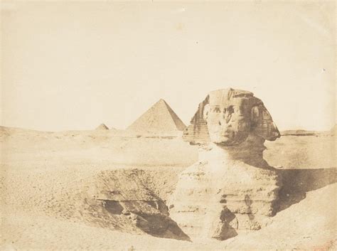 Oldest Known Photograph Of The Great Sphinx Of Giza By Maxime Du Camp