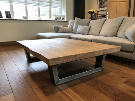 When it comes to choosing the size of coffee table that you want for your space, it is important to think about. Oak and Steel Coffee Table | Abacus Tables