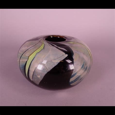 Sold Price Glassware Blown Glass Vase Signed Monod Claude Invalid Date Cest