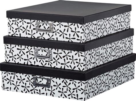 Soul And Lane Decorative Cardboard Storage Boxes With Lids