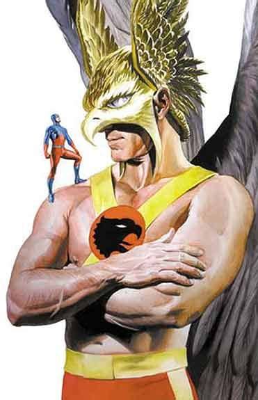 Hawkman And Atom Alex Ross Hawkman Comic Book Heroes
