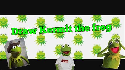 How To Draw Kermit The Frog Meme Youtube