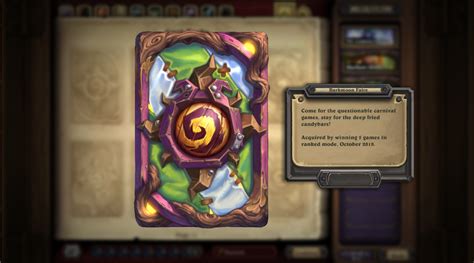 Hearthstone's 3rd expansion in the year of the phoenix is madness at the darkmoon faire! New Card Back October 2019 - Darkmoon Faire : hearthstone