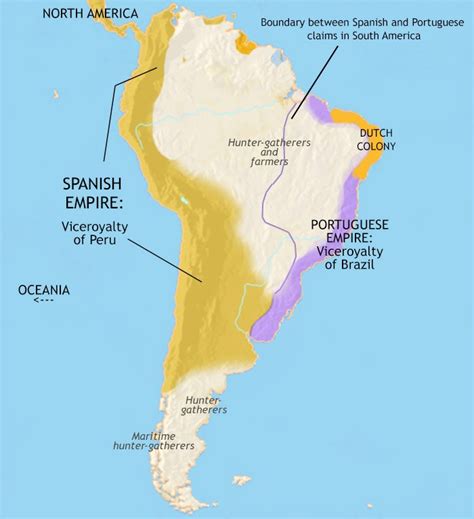 Stroj Osvobozeno Zkrátit South American Colonies Map Slink Blikat