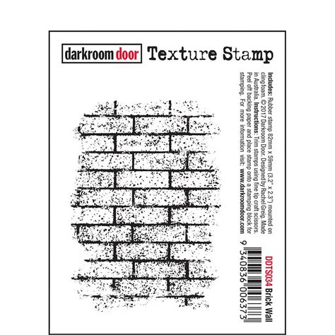 Darkroom Door Texture Stamp Brick Wall 9340836006373