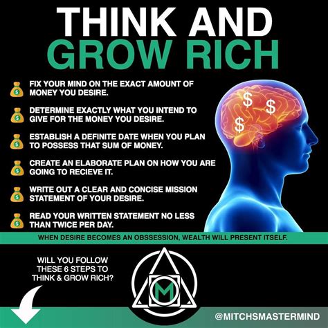 Follow These 6 Steps To Think And Grow Rich And It Will Change The