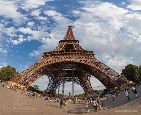Eiffel Tower Paris France 360° Aerial Panorama Eiffel Tower Tour