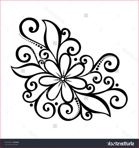 Drawing Easy Flowers Flower Pattern