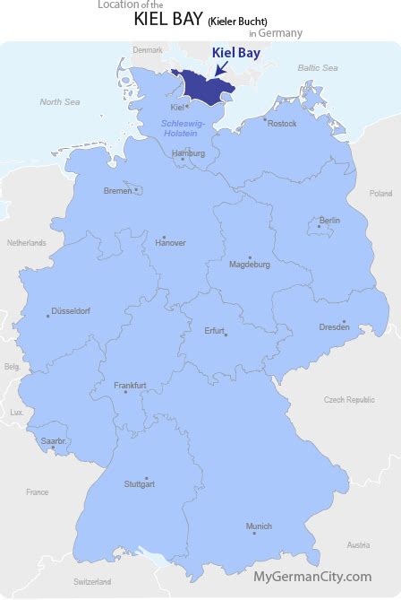 It really is nice to travel the length of the kiel canal by car as i did. Kiel Bay Map - Kieler Bucht Map