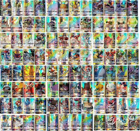 Eholder Pokemon Karten Spiele Gx Sammelkarten Set 100 Stück