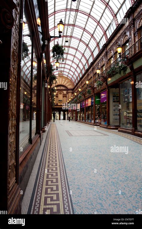 Beautifully Ornate Central Arcade In Newcastle Stock Photo Alamy