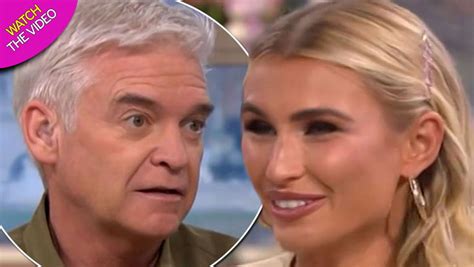 Billie Faiers Slams Rude Phillip Schofield After Awkward This Morning Interview Mirror Online