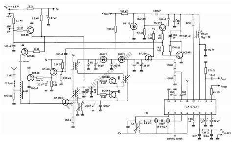 Am Radio Receiver Circuit Using Tda 1072at Ic Under Repository Circuits