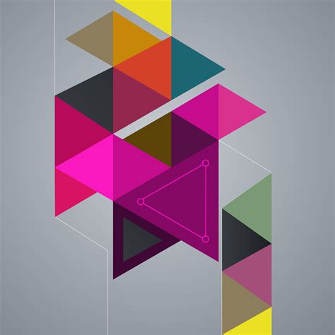 Abstract Colorful Triangles Geometric Background 607189 Vector Art At Vecteezy