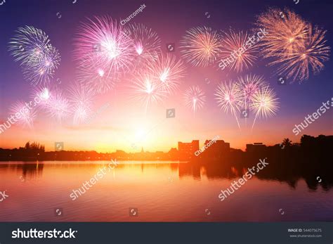 14158 Fireworks Sunset Images Stock Photos And Vectors Shutterstock