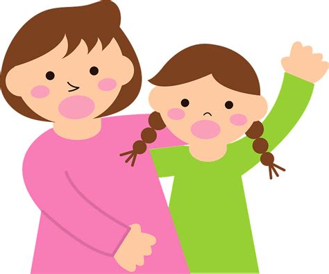 Mother And Daughter Clipart Free Download Transparent Png Creazilla