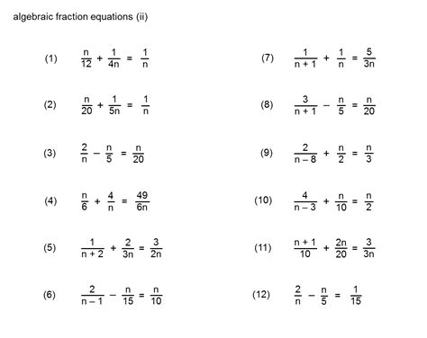 Exercise 1(h) in this case, some initial factorisation is needed (see the package on factorising expressions). MEDIAN Don Steward mathematics teaching: equations ...