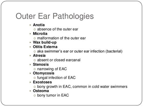 Disorders Of The Peripheral Auditory System
