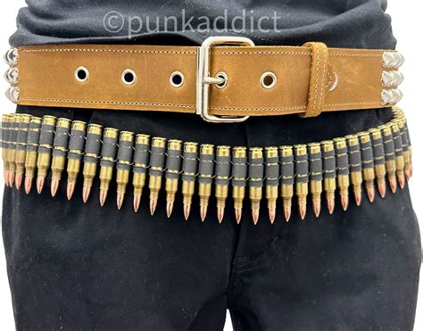 real bullet belt 223 caliber brass shell m16 black link 42 90 bullet link by