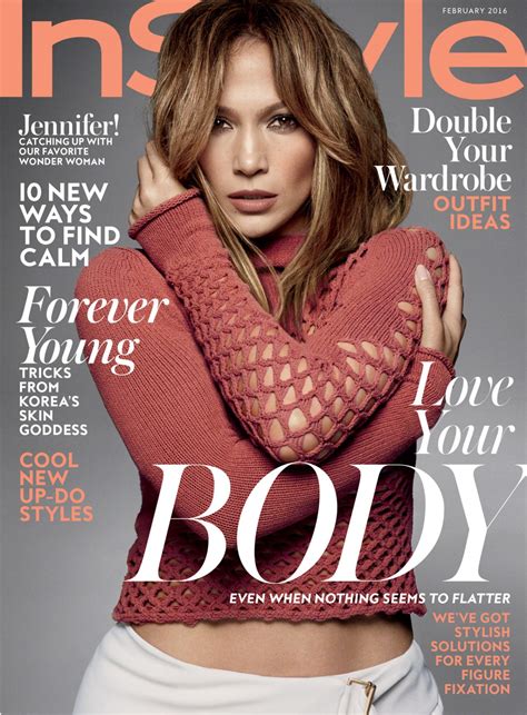 Jennifer Lopez Instyle Magazine February 2016 Cover • Celebmafia