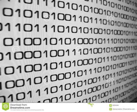 Binary code stock image. Image of programming, data, glow - 5024549