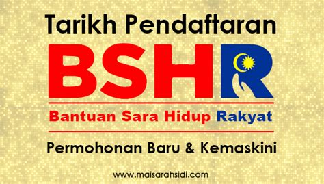Antara kes yang berlaku contohnya ialah penerima bsh adalah suami tetapi nombor akaun yang didaftarkan. Pendaftaran Bantuan Sara Hidup Rakyat (BSHR) 2019 Akan ...