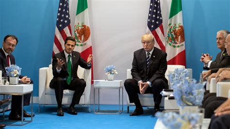 Sharp Words Over Wall Halt Plans For Mexican President To Visit White