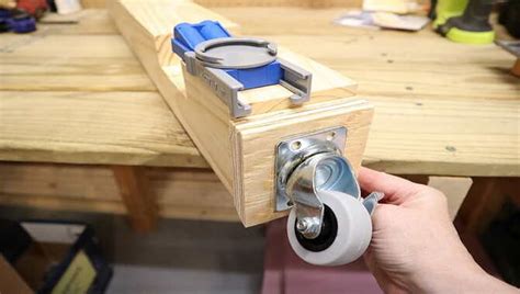 How To Attach Casters To Workbench Legs Caster Magic
