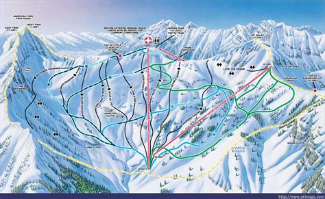 Snowbird Piste Map Trail Map High Res