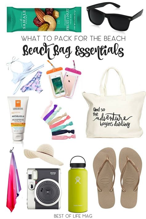 Beach Bag Essentials What To Pack For The Beach Best Of Life Magazine