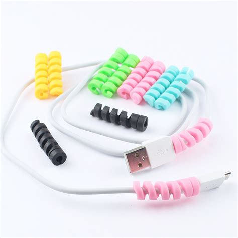Spiral Usb Charging Cable Protector
