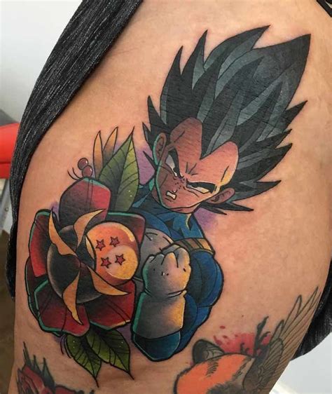 A dragon ball tattoo can be a great choice for those wanting a small dragon ball z tattoo, although it looks great big and bold and even done with. The Very Best Dragon Ball Z Tattoos (With images) | Z ...
