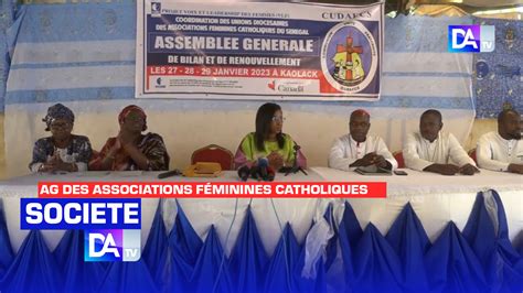 Ag Des Associations Féminines Catholiques À Lheure Où Nous Oublions Que Le Sénégal Est
