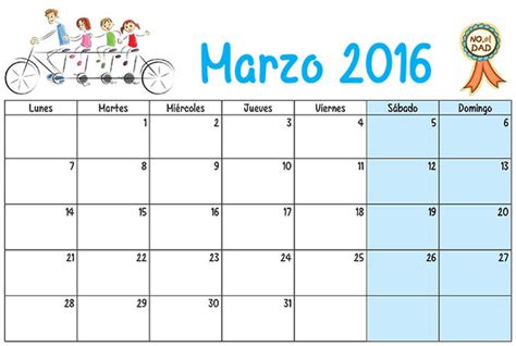 Calendarios 2016 Con Dibujos Para Niños Para Descargar E Imprimir