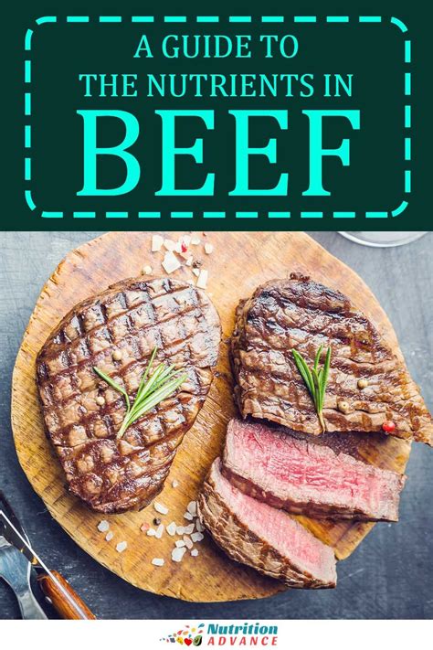 Health Benefits Of Eating Beef In Eat Beef Tasty Meat Nutrient