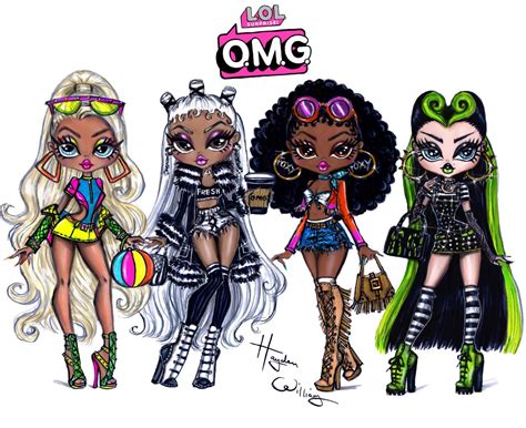 Kolorowanki lol omg starsze siostry. Loving the new LOL OMG fashion dolls by MGA & was inspired ...