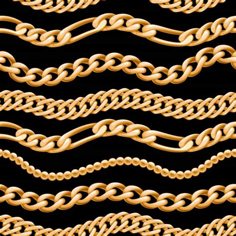 Gold Chains Illustrationen Und Vektorgrafiken Istock